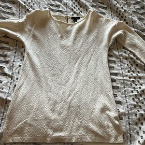 Gap Textured 3/4 Sleeve Top